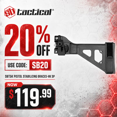 SBT5K Pistol Stabilizing Braces for HK SP - $119.99 (Code: SB20)