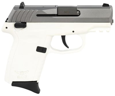 SCCY CPX-1 Gen3 Stainless / White 9mm 3.1" Barrel 10-Rounds - $199.99 