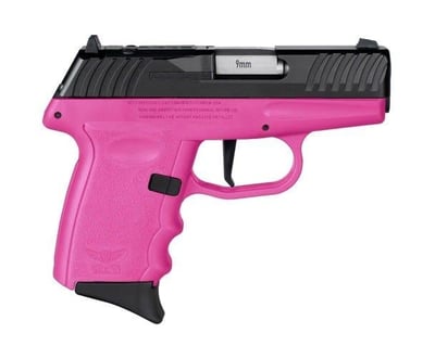 SCCY DVG-1 RDR Pink /Black 9mm 3.1-inch Barrel 10-Rounds - $227.99 ($9.99 S/H on Firearms / $12.99 Flat Rate S/H on ammo)