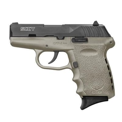 SCCY INDUSTRIES CPX-2 CBSG 9mm 3.1" Black 10+1 Sniper Gray Grip - $217.12 (Free S/H on Firearms)