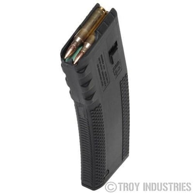 Troy Industries Battlemag for AR-15 - 30 Round Capacity - Black Polymer - $8.99