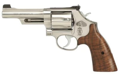 Smith & Wesson Model 686 Plus Mountain Gun 357 Magnum 4.13" 7rd - Stainless & TWG Walnut - $1134.99 (FREE Shipping on Firearms)