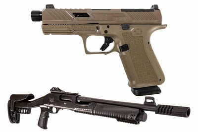 Shadow Systems MR920 Elite 9mm FDE/Black TB OR + Emperor HD-12 Shotgun - $989 (Free S/H on Firearms)