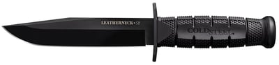 Cold Steel Leatherneck SF Fixed Blade Knife 6.75" Clip Point D2 Black Powder Coat Blade Griv-Ex Handle Black - $19.99 (Free Shipping on $100+ Orders)