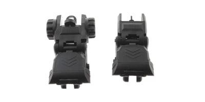 Trinity Force Polymer Flip Up Sights for MIL-STD 1913 rail (Picatinny), Front and Rear, Black - $12.99 (FREE S/H over $120)