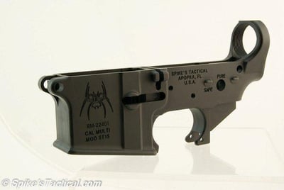 Spikes Tactical Spider Lower Receiver - $89.99