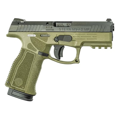 Steyr Arms M9-A2 9MM Semi-Automatic Pistol, 4" Barrel, Polymer Frame, Two 17Rd Mag, Olive Drab - $399 (Free S/H)