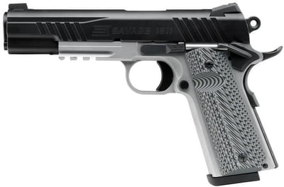 Savage 1911 Government Stainless / Black 9mm 5" Barrel 10-Rounds - $885.99