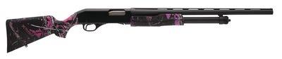 Savage 320 Youth Muddy Girl 20ga 22-inch 5rd 3-inch Chamber - $199 