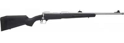 Savage Arms 110 Brush Hunter 338 Win Mag 4+1 20" Matte Stainless, Synthetic Stock, Iron Sights - $639.99 