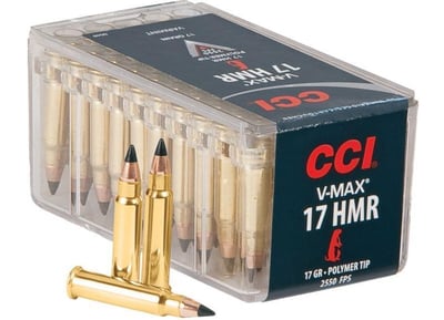 CCI .17 HMR 17 Gr. VMax 50 Rnds - $11.88 (Free Shipping over $50)