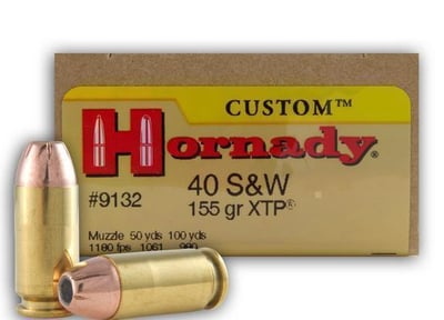 Hornady Pistol .40 S&W 155 Grain JHP / XTP 20 rounds - $15.95 (Buyer’s Club price shown - all club orders over $49 ship FREE)
