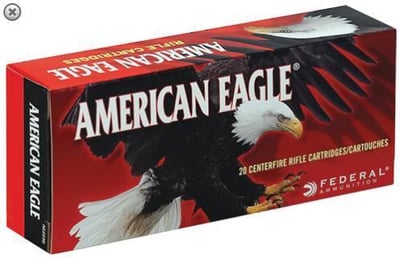 Federal American Eagle 223 Rem. 55gr FMJBT 500 rds. - $170