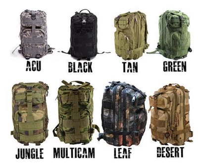 Outdoor Military Style Tactical Backpack - $19.99 + $9.99 S/H