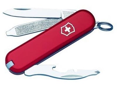 Victorinox Swiss Army Rally Pocket Knife - $14.24 (Free S/H over $25)