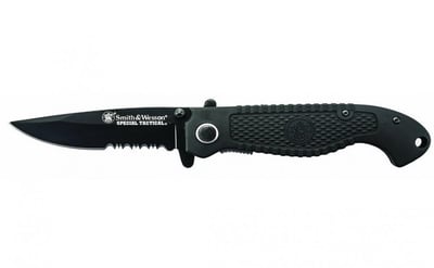 Smith & Wesson Tactical Serrated Drop Point Knife - $9.99 (Free S/H over $25)