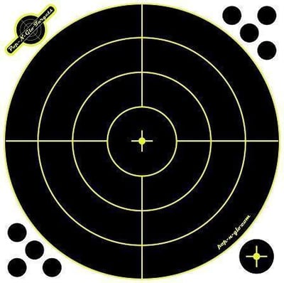 (100) Pop-N-Glo 11.875" Diameter Shooting Targets Self-Adhesive - $34.19 shipped after coupon ""