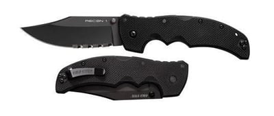 Cold Steel Recon I Clip Point Knife, Combo Edge - $55.99