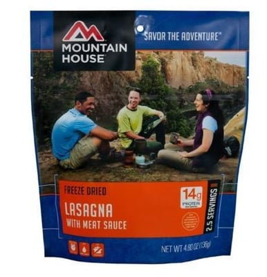 Mountain House Standard Pouch, Lasagna with Meat Sauce POUCH - $4.82 + Free S/H over $35 (Free S/H over $25)