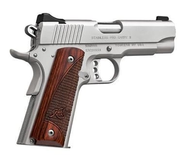 Kimber Stainless Pro Carry II .45 ACP 7RD 4" Barrel - $751 ($13.95 S/H on firearms)