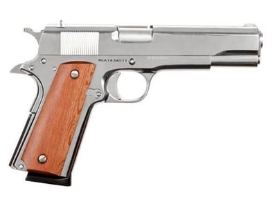 Rock Island Armory M1911 A1 FS .45 ACP 5" 8rd Nickel - $609.49 after code "WELCOME20"