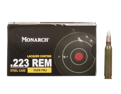 Monarch FMJ .223 Remington 55-Grain 20 Rnd - $5.49