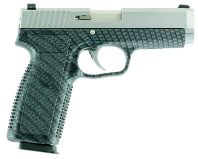 Kahr CT9 9mm Compact 4" Barrel 7rd Stainless Slide, Black Carbon Fiber Poly Frame - $205.39