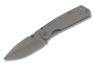 Schrade Mini Framelock Titanium Coated 9Cr18MoV Stainless Steel 2.75" Drop Point Plain Edge Blade - $14.53 (Free S/H over $89)