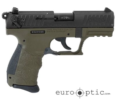 Walther P22Q .22 LR Military 10 Round Pistol w/ 2 Magazines - $289.99 (Free Shipping over $250)