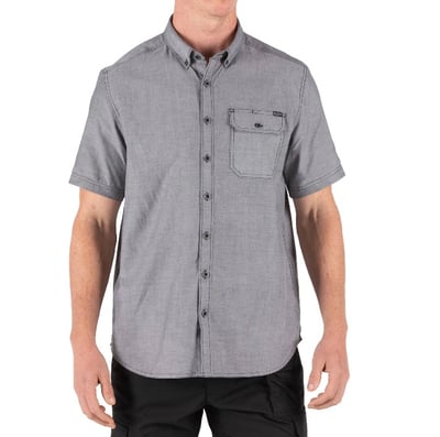 5.11 Tactical Beta Short Sleeve Shirt w/ RAPIDraw Placket (Mahogany, Black) - $14.49 (Free S/H over $75)