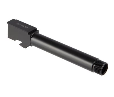 Brownells G21 compatible Barrel 45 ACP Black Nitride, Threaded or Non-Threaded - $89.99 with filler & code "HOME10"
