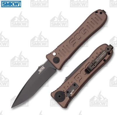SOG Spec Elite I Auto Midnight Bronze TiNi Coated - $82.56 shipped after code "SMITH30"