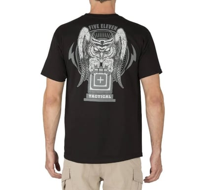5.11 Tactical Owl Tee (Black, Red) - $7.49 (Free S/H over $75)