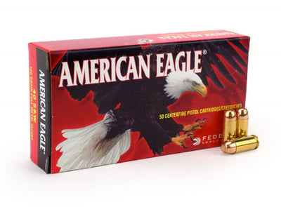 Federal American Eagle 40 S&W 180 Grain FMJ 50 Rounds - $14.99