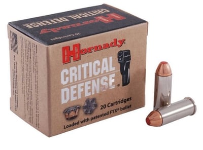 Hornady Critical Defense 44 Special 165 Grain Flex Tip Expanding 20 Rounds - $21.99
