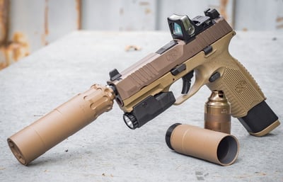 Obsidian 9 9mm FDE Suppressor - $529.99 