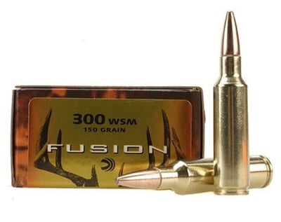Federal Fusion 300 Win Mag 150 Gr Bonded Spitzer Boat Tail 40 Rnd (2 boxes) - $61.98 ($51.98 after $10 MIR)