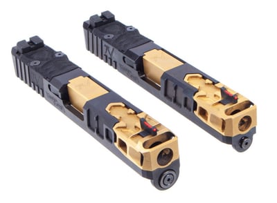 Trinity Nevada GRND ZR0 For Glock 19 Complete Slide DLC Slide RMR / TiN Barrel - $1445.00
