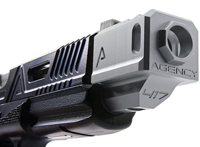 Agency Arms 417 Compensator for Glock 17/19/34 Gen3 Gray - $79.19 after code "SAVE12" 