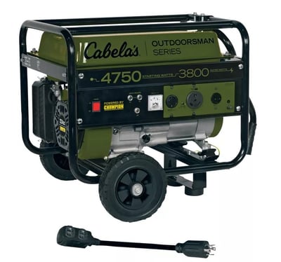 Cabela's Outdoorsman 3800/4750-Watt Generator by Champion Power Equipment - 399.99 (Free Shipping over $50)