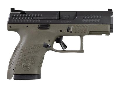 CZ USA P-10 S 9mm Sub-Compact 3.5" Barrel Two 12rd Mags, OD Green Frame, 3-Dot Luminescent - $386.99  ($7.99 Shipping On Firearms)