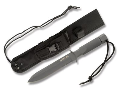 Schrade Large Extreme Survival Knife Matte SAE-1070 High Carbon Steel Handle and 7.50" Drop Point Forged - $54.99 (Free S/H over $75, excl. ammo)
