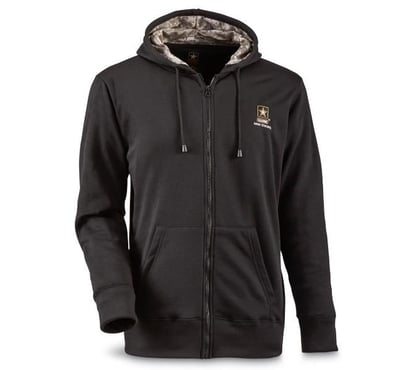 U.S. Army Full Zip Fleece Tactical Sweatshirt Black (S, M) - $6.39 (Buyer’s Club price shown - all club orders over $49 ship FREE)