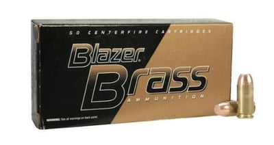 CCI Blazer Brass 40 S&W 180 Grain FMJ 50 Rounds - $13.99