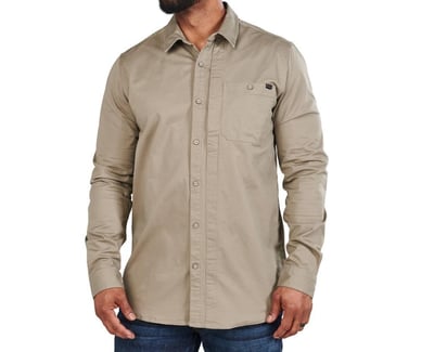 5.11 Tactical Legend Long Sleeve Shirt (Stone, Peacoat) - $24.49 (Free S/H over $99)