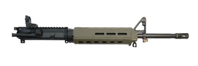 PSA 16" mid-length 5.56 NATO 1/7 Phosphate MOE Upper With BCG, CH, & MBUS Rear, Olive Drab Green - $259.99