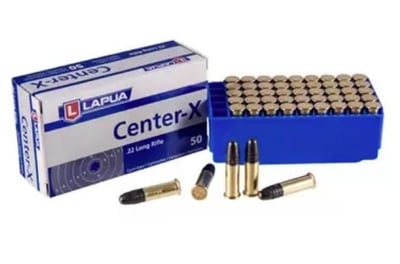 Lapua Center-x Ammo 22 LR 40gr Lead Round Nose 500 Rnd - $169.99 after code "TAG" (Free S/H over $99)