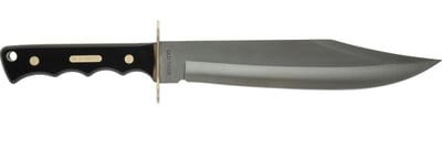 Old Timer Fixed Blade 10" Clip Point 7Cr17MoV Polished Stainless Blade Polymer Handle Brown - $17.99 (Free S/H Over $49)