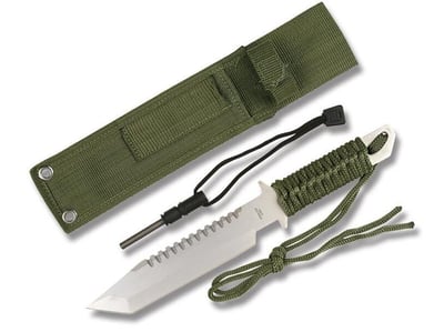 Survivor Cord Tanto 6.5" Green - $7.99 (Free S/H over $75, excl. ammo)