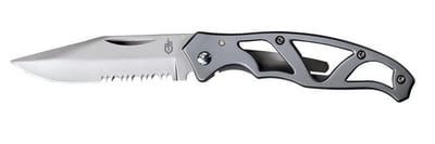 Gerber Paraframe Mini Knife, Serrated Edge, Stainless Steel - $13.81 (Free S/H over $25)